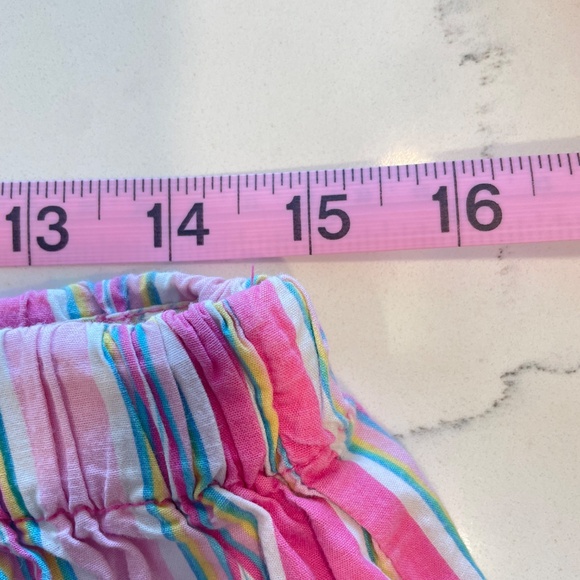 Sweet Tart Y2K Candy-Striped Pink Cotton Lounge PJ Shorts – Size S - Picture 9 of 11